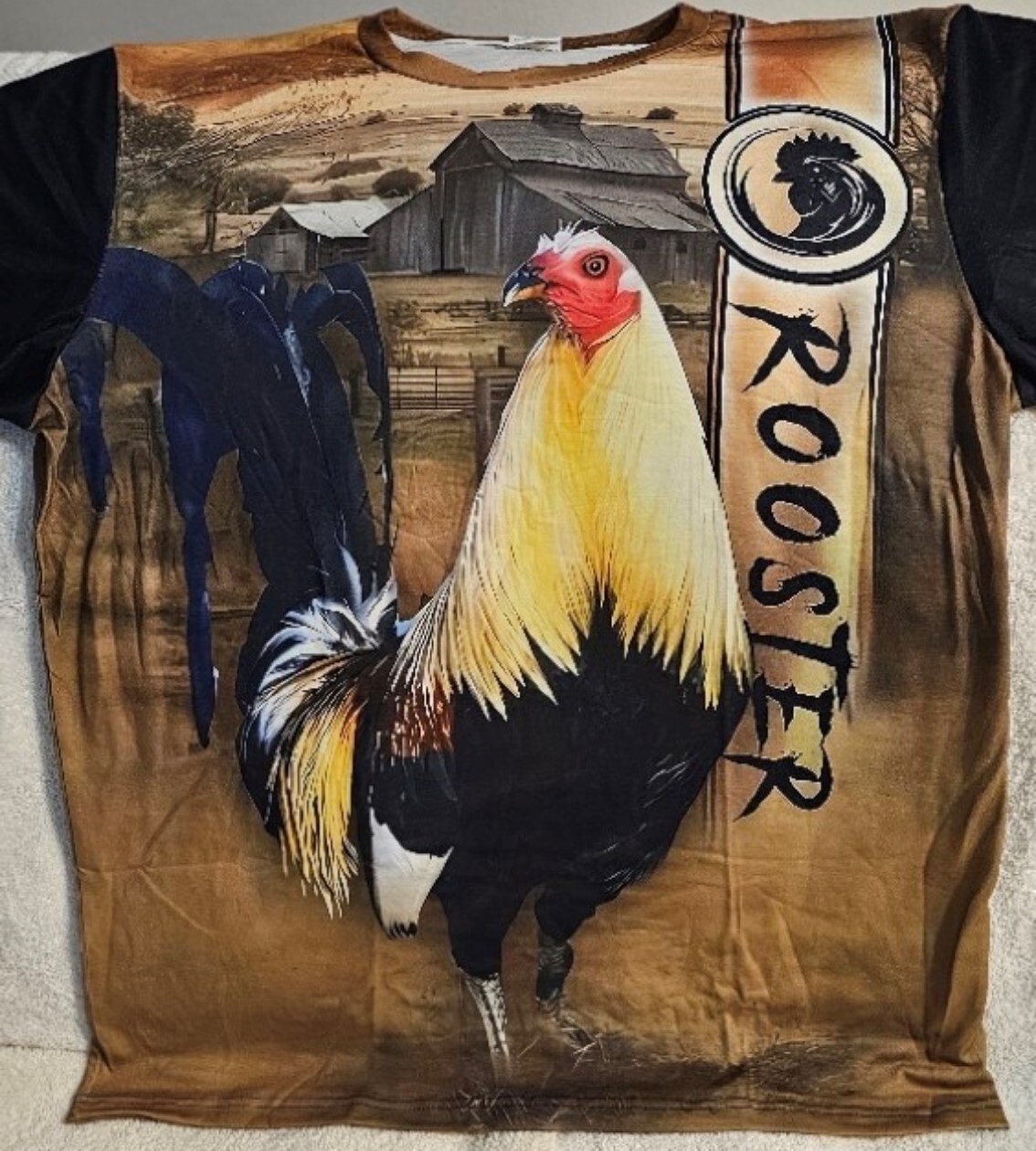 ROOSTER FARM BIRD ANIMAL COUNTRY OUTDOOR T-SHIRT gallery