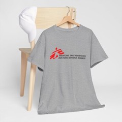 MSF Doctor’s Without Borders Logo White/Grey/Black/Navy T-Shirt S-5XL