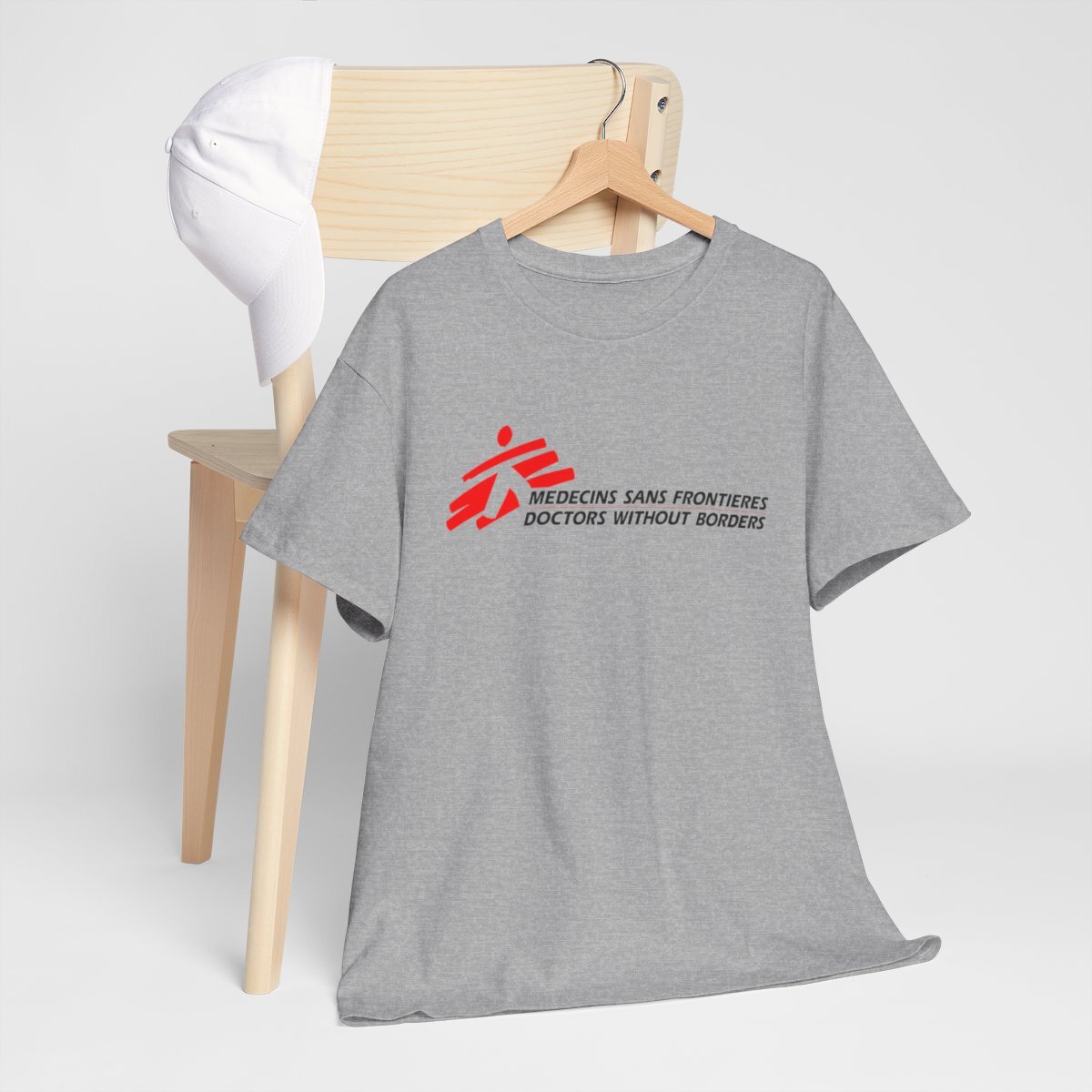 MSF Doctor's Without Borders Logo White/Grey/Black/Navy T-Shirt S-5XL gallery
