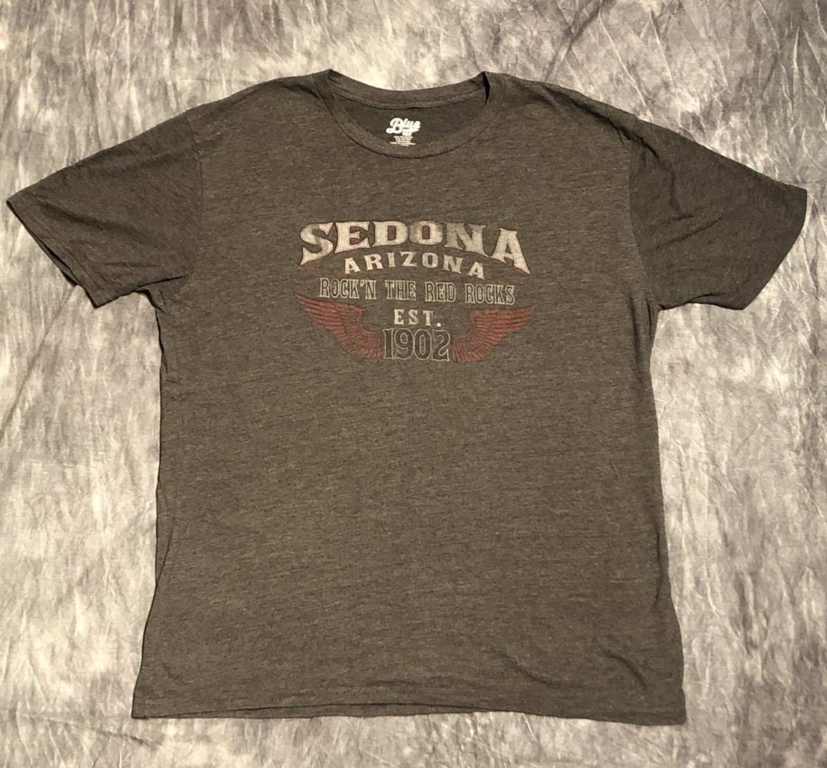 Sedona Arizona Est. 1902 TShirt Gray Cotton Blend VG Size XL gallery
