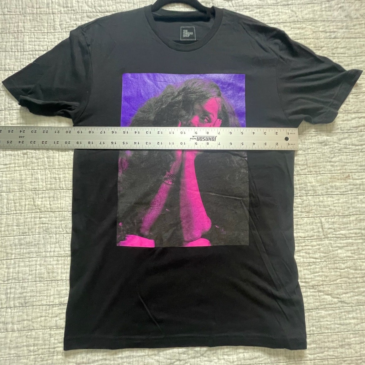 The Thread Shop T‑Shirt Men M Black Graphic Streetwear Tour Style Cotton Tee EUC gallery