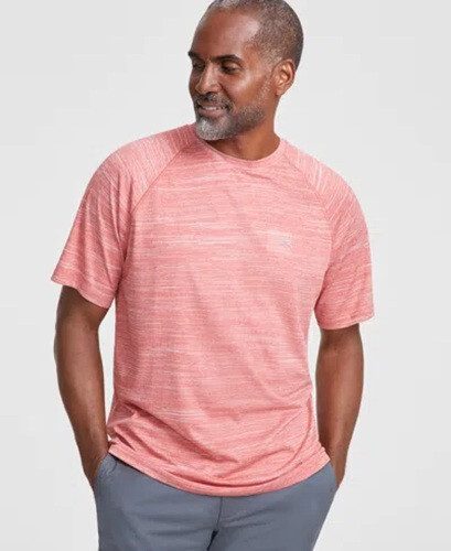 TOMMY BAHAMA Baked Apple Red North Isle Active Short Sleeve T-Shirt MSRP85 Large