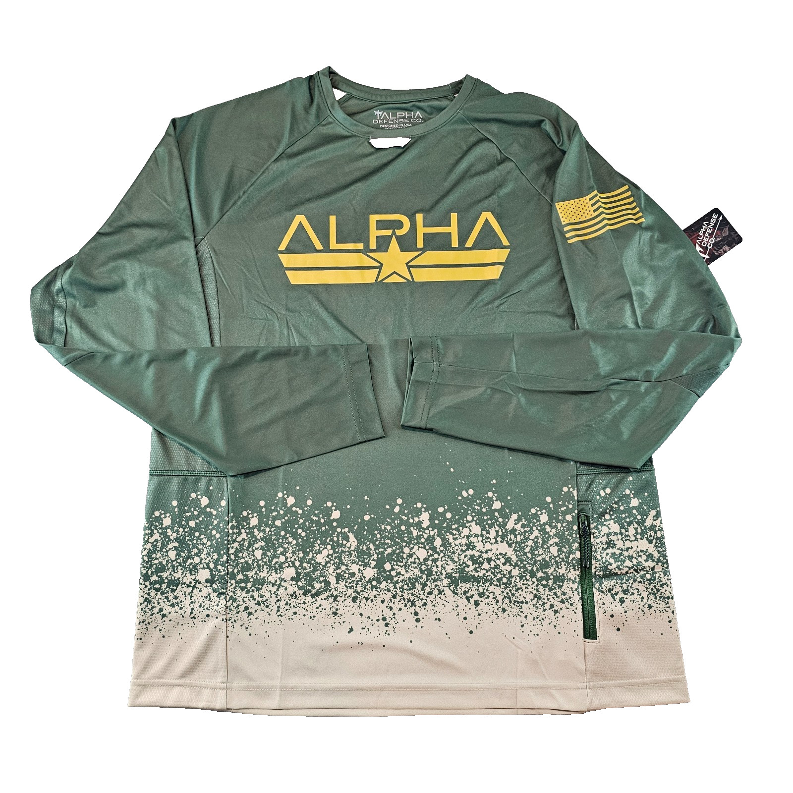 Tactical Performance SA Co. USA / Alpha Large Long Sleeve Shirt Green Salute New gallery