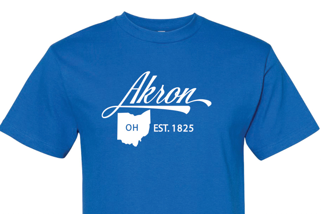 Akron Ohio State T-Shirt Short Sleeve Graphic Tees Unisex Apparel gallery
