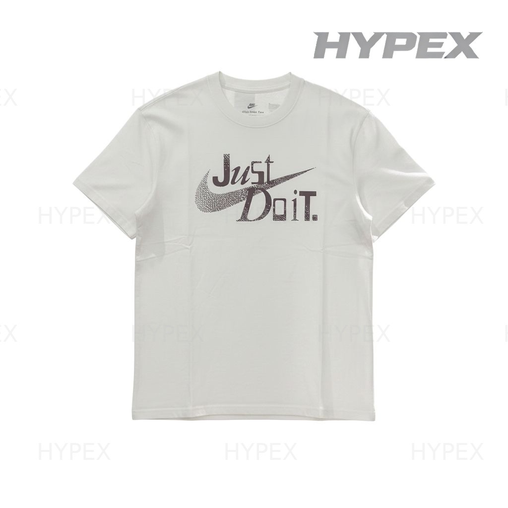 Nike T Shirts Unisex White Crew Neck Moderate Men IH1376-100 New Size