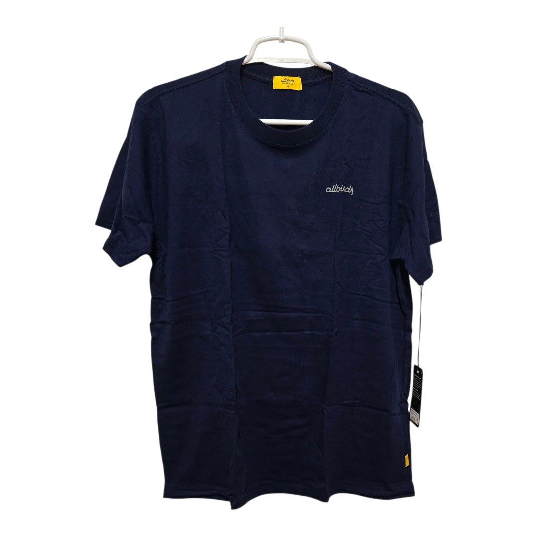 Allbirds Allgood Cotton Logo Tee Men’s Medium Deep Navy gallery