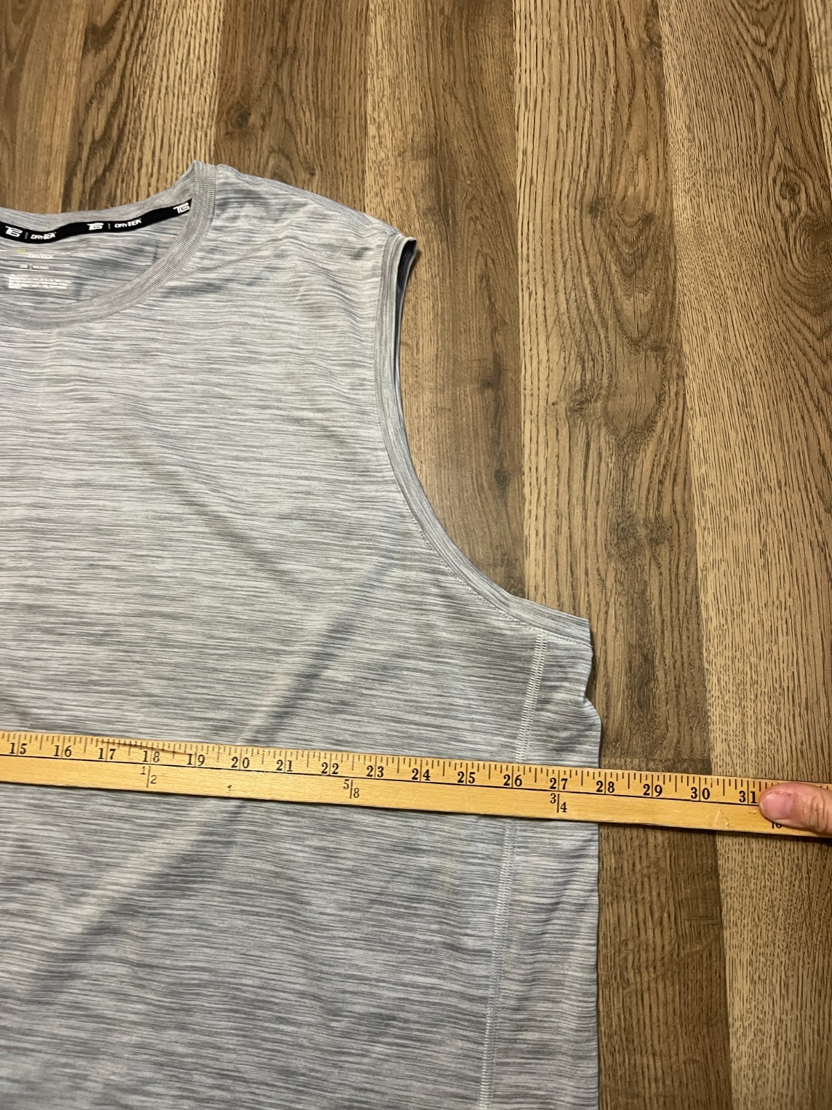 Tek Gear Tank Top, Men's Size 3XB, Grey, Athletic Wear, DryTek gallery
