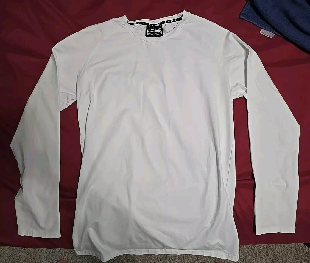 SuperX XL Origin Longsleeve White See Pics New Without Tags Read Description gallery