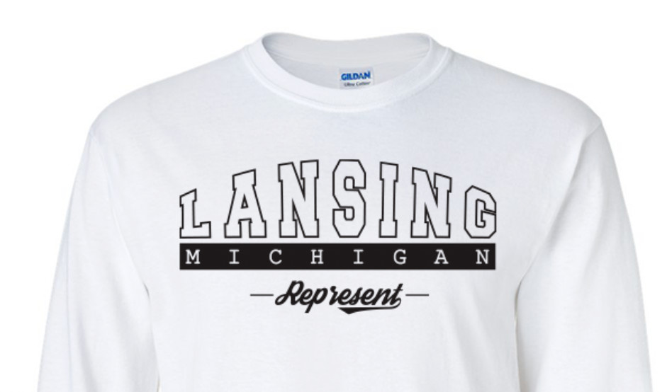 Lansing Michigan T-Shirt Long Sleeve Graphic tee gallery