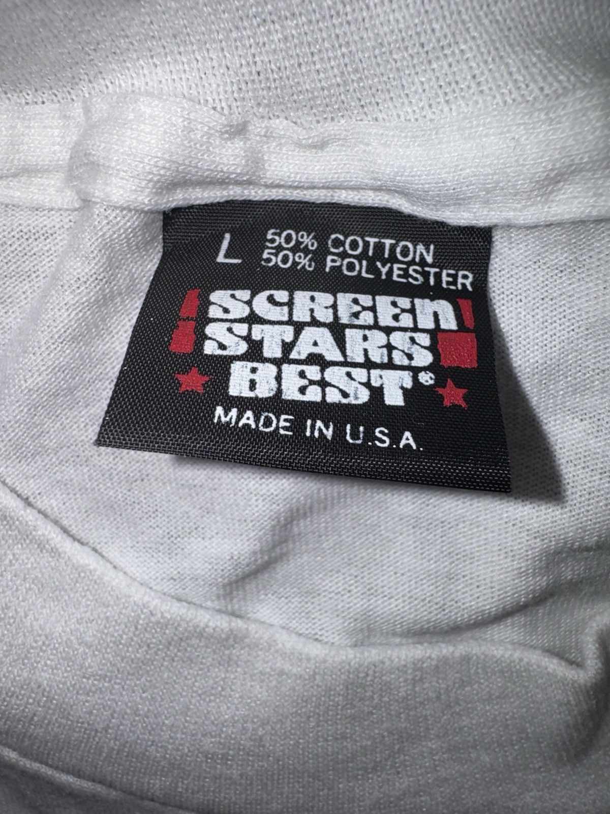 80’s, 90’s Vintage Large Bart Simpson Single Stitch White T-shirt. Made In USA. gallery