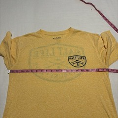 Men’s Salt Life Fish Surf Dive Tee | Yellow | Sz Medium | Outdoor Fishing Shirt