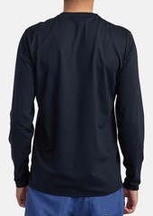 RVCA Surf Shirt M Mens Black Rash Guard Long Sleeve UVA UVB Protection Medium