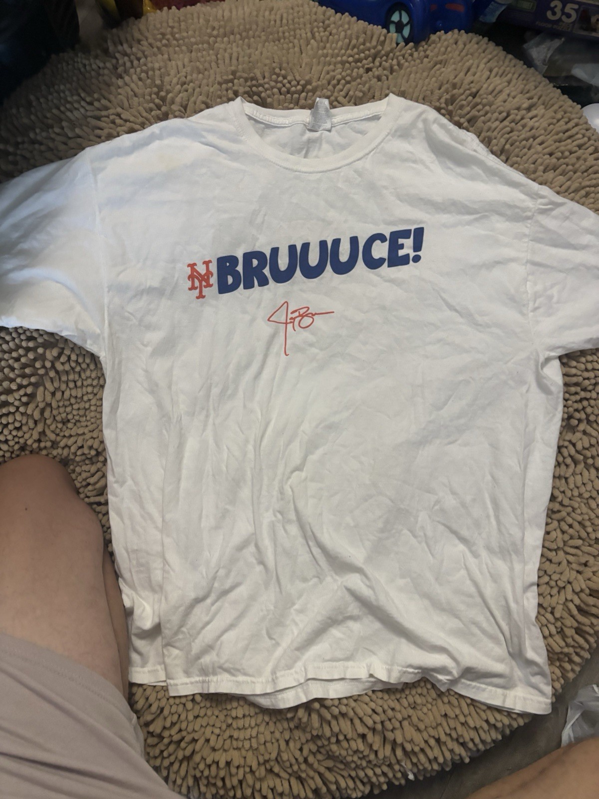 Official 2018 Mets "Free Shirt Friday" stadium giveaway celebrating Jay Bruce gallery