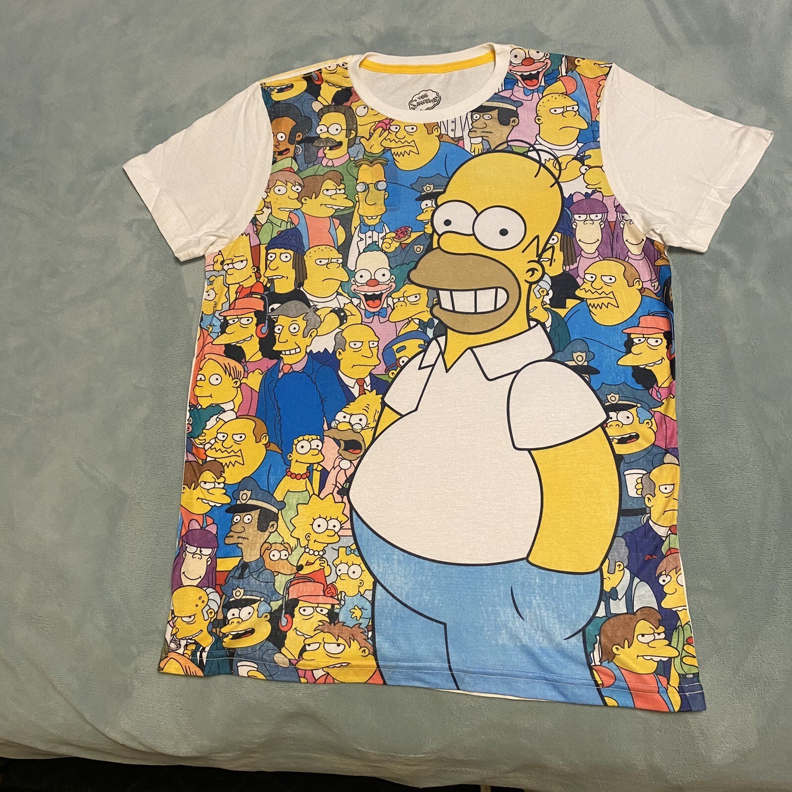 The Simpsons Shirt Adult Large Homer and Multi Character Collage New with tags gallery