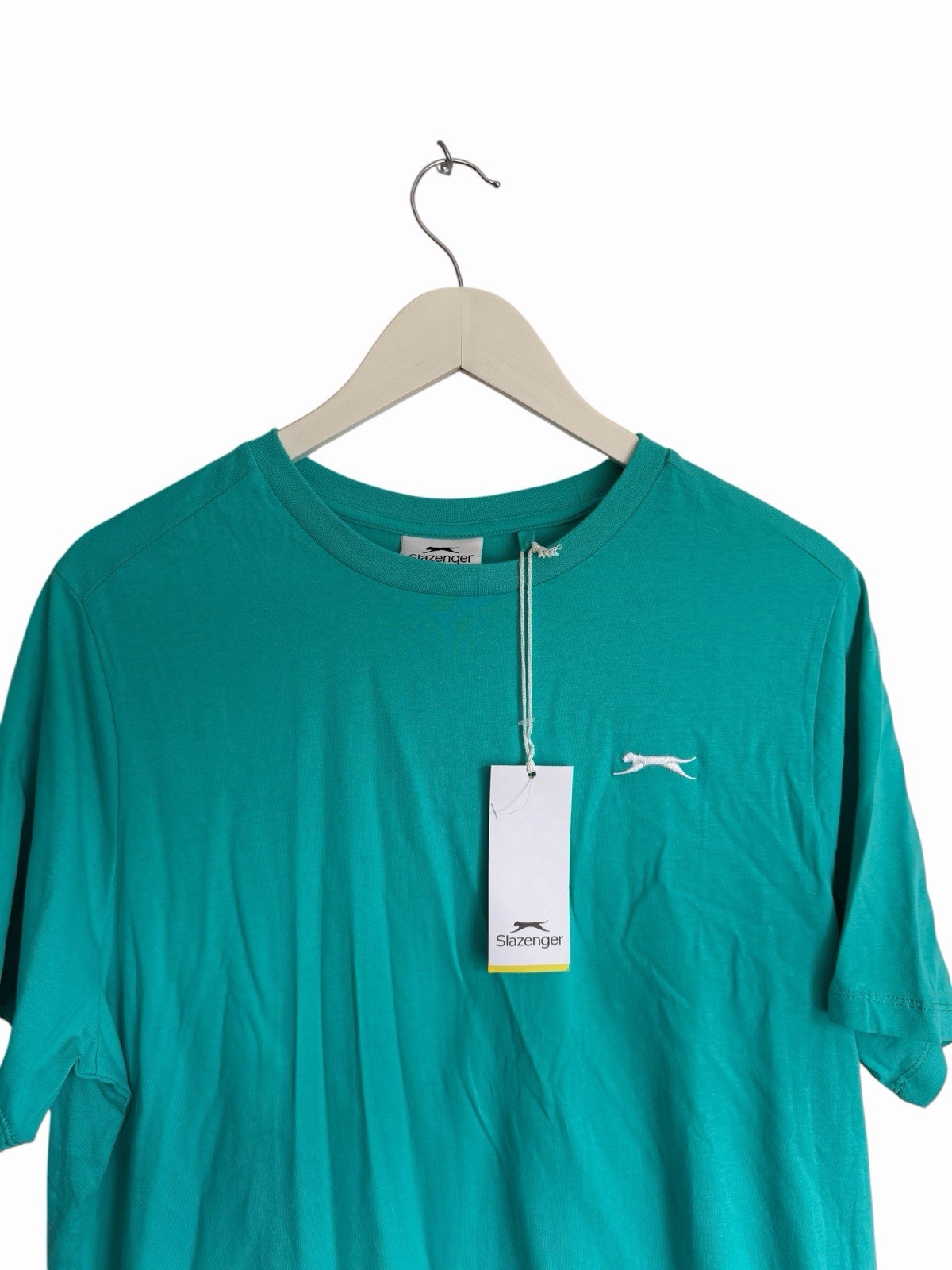 Slazenger Plain Tee T Shirt Blue Crew Neck New £19.99 Size L gallery