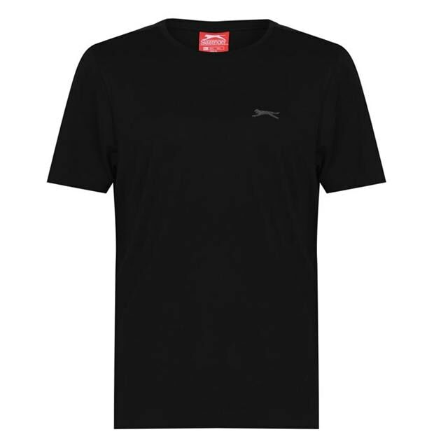 Mens Slazenger 100% Cotton Plain Crew Neck T Shirt XS S M L XL XXL 3XL 4XL BNWT gallery