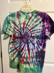 Grateful Dead Tie Dye T Shirt Dancing Bears Rainbow Medium