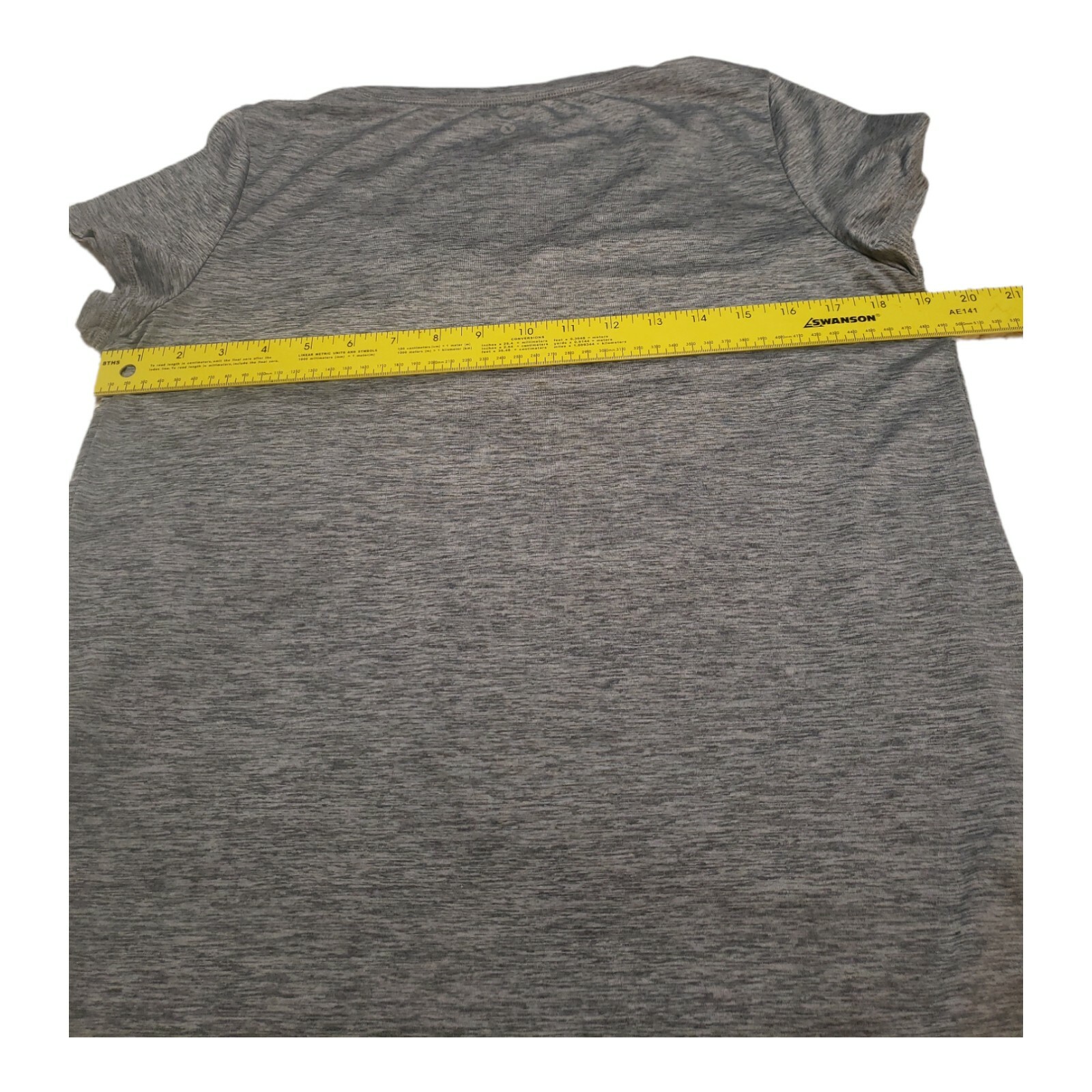 Women Tee shirt Xersion Gray V neck Semi-Fitted T-Shirt (Women's Medium) gallery
