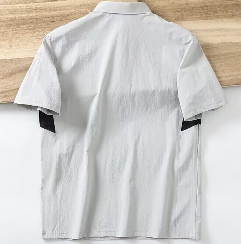 Men New Descente Cotton Breathable Sports Quick Drying Short Sleeves T-shirt gallery