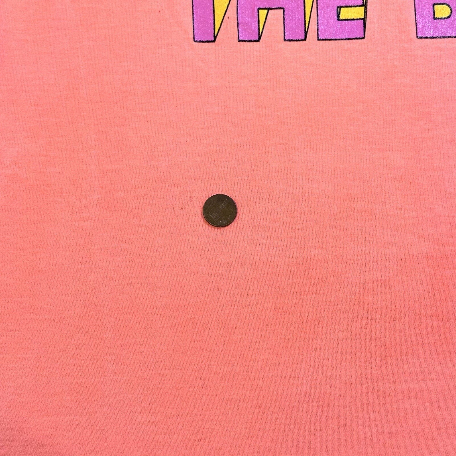 Vintage 1990s The Quest To Be The Best Bright Neon Orange T-Shirt Size Large gallery