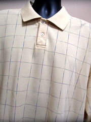 Van Heusen Jersey Stretch LS Half Button Polo Work Shirt Size X-Large Men’s EUC