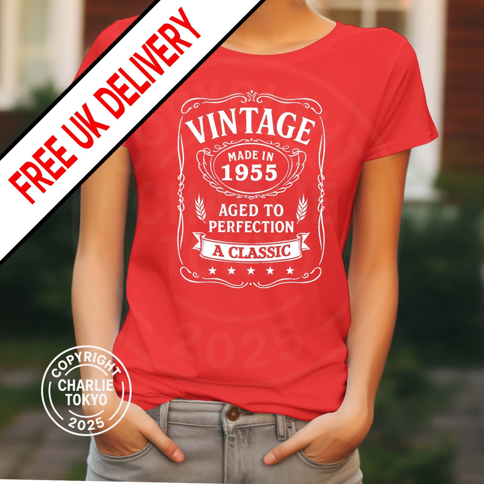Mens 70th Birthday T Shirt 1945 Any Age any Year 40th 21st 30th 70th Gift Ladies gallery