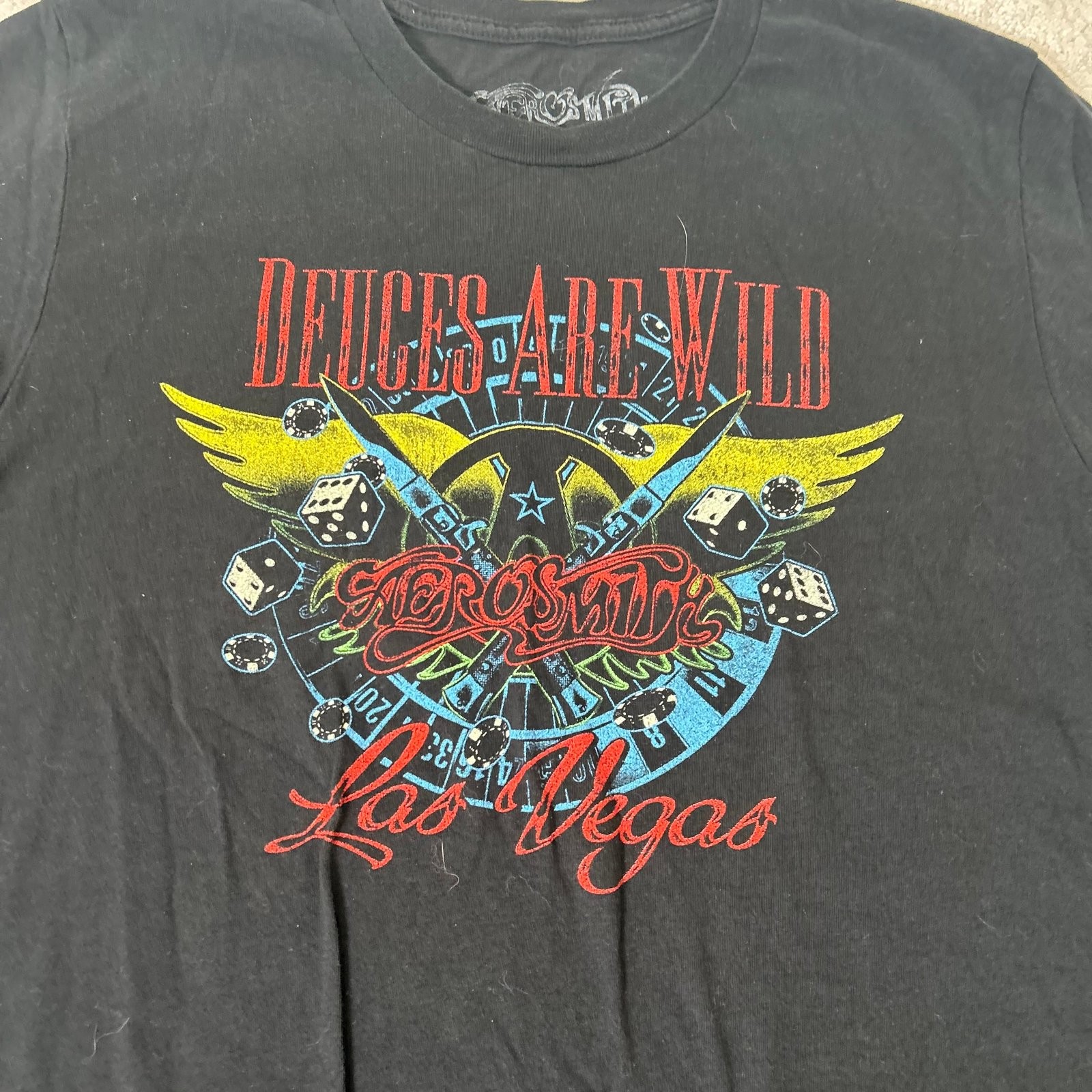 Aerosmith Deuces Are Wild Las Vegas T-Shirt L gallery