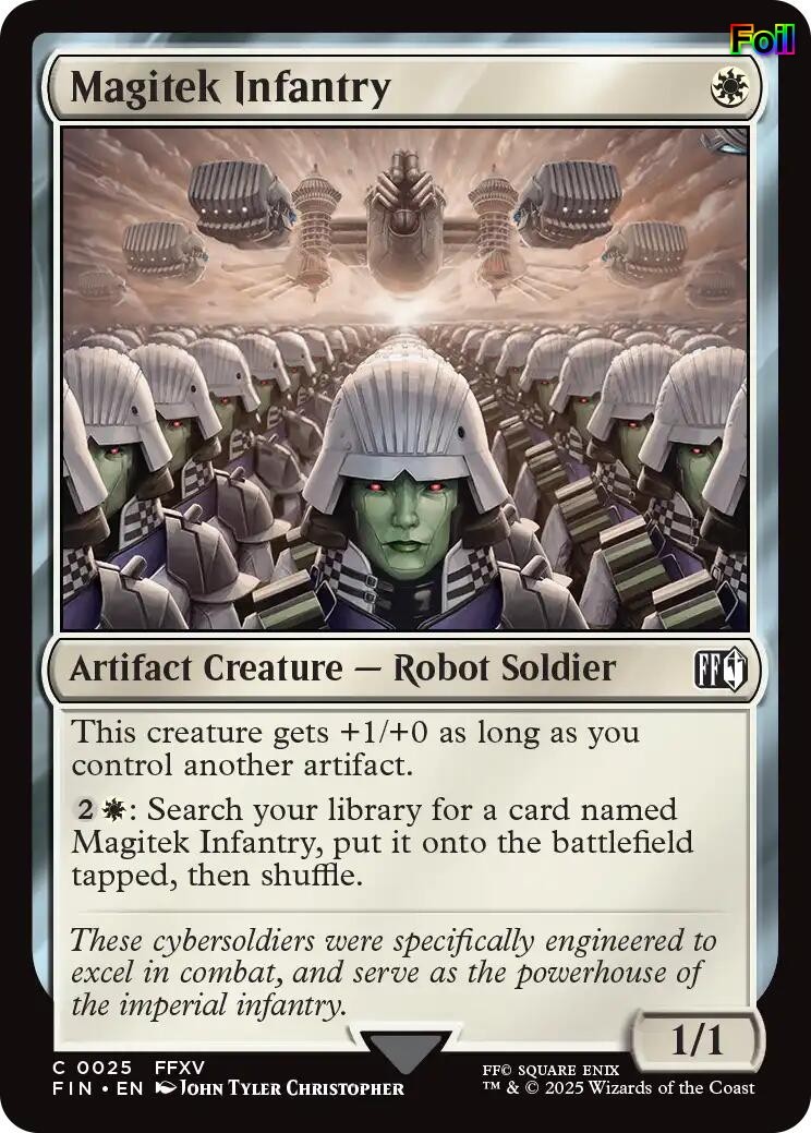 Magitek Infantry Foil 25 FINAL FANTASY NM EN