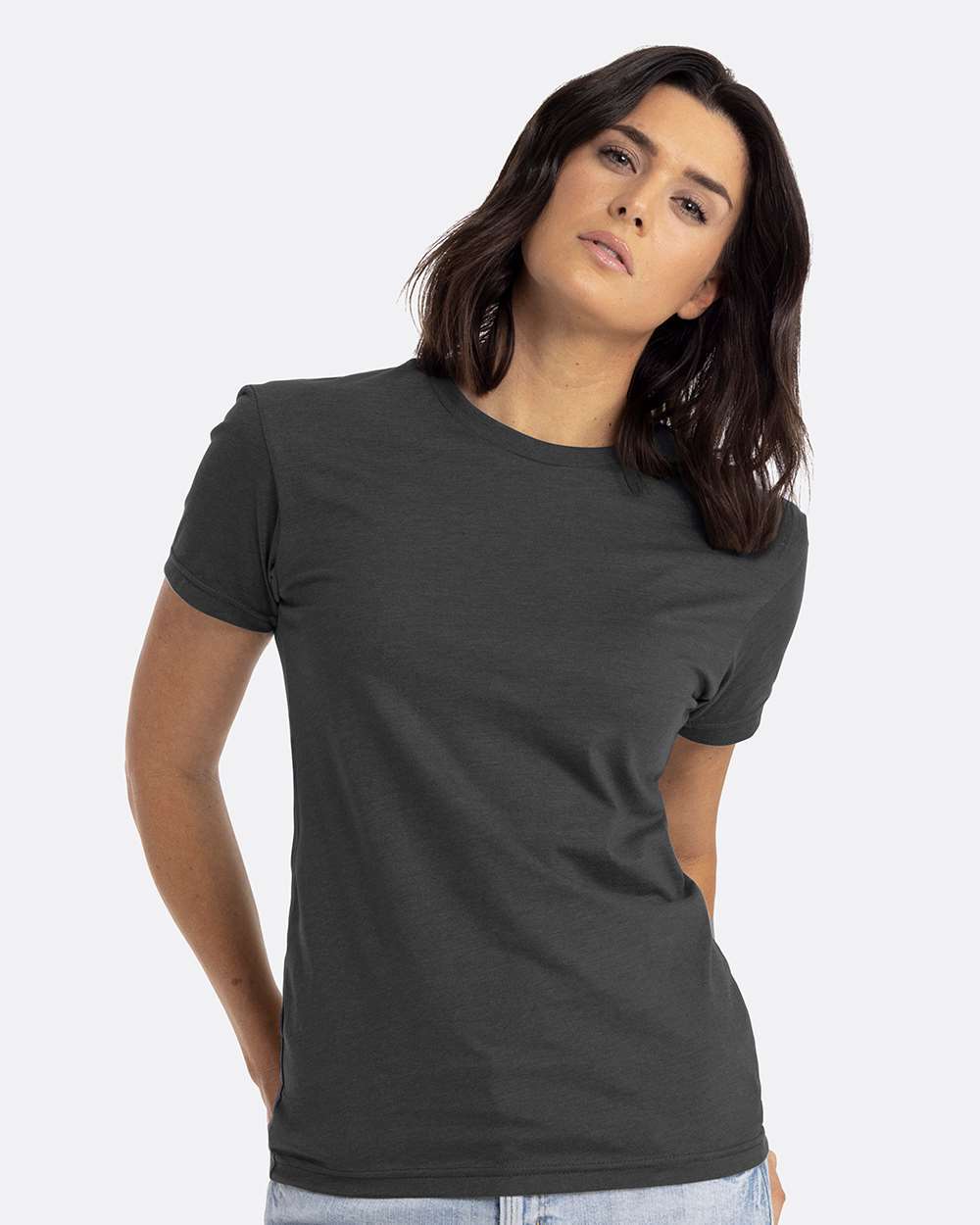 Next Level Premium Fitted CVC Crew T-Shirt Soft Tee Athletic Fit Unisex 6210 gallery