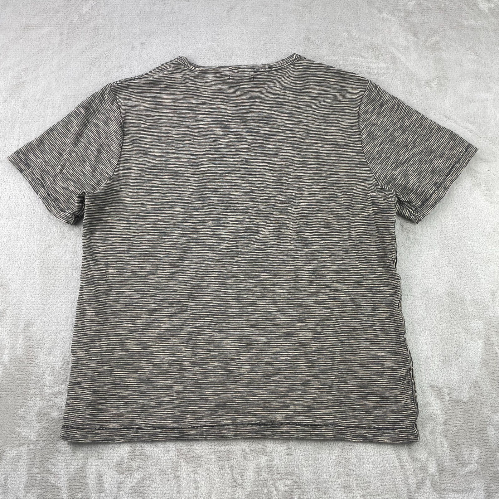 Carbon 2 Cobalt Pocket T Shirt Men Large Brown Striped V Neck Short Sleeve gallery