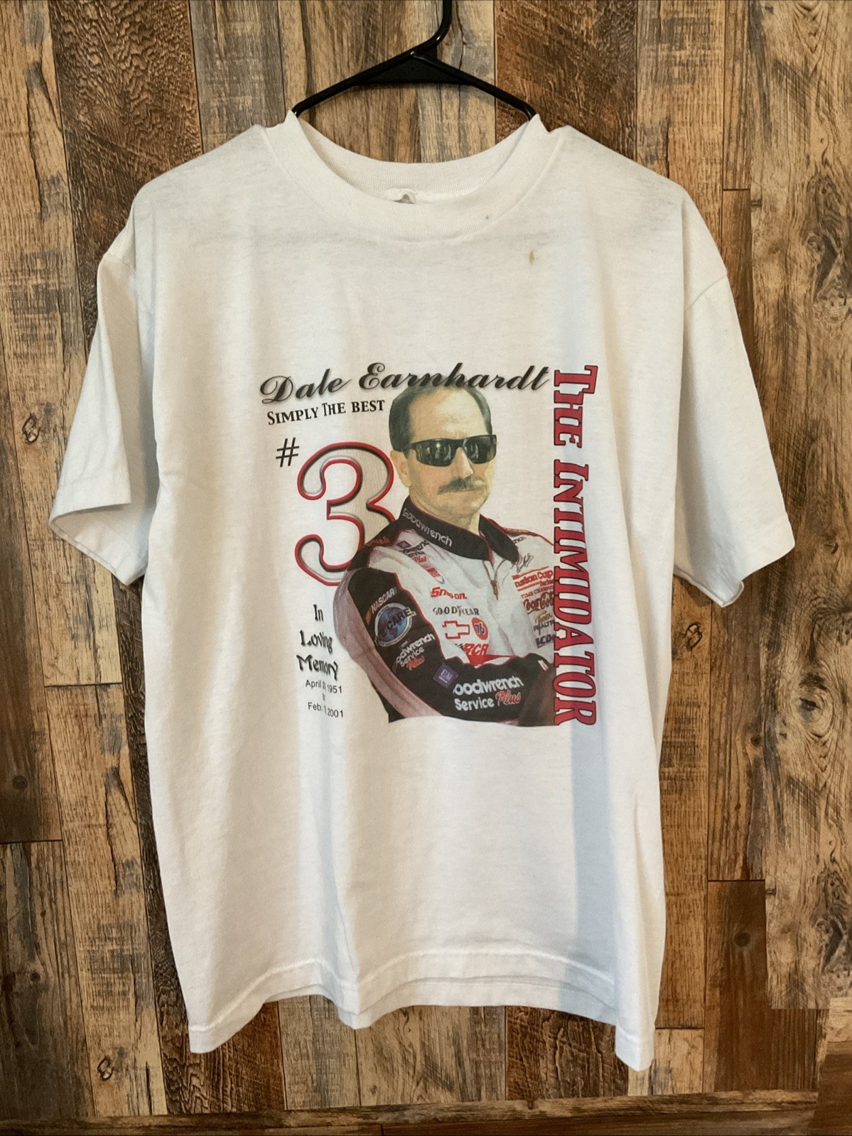 Vintage Dale Earnhardt In Loving Memory T Shirt READ DESCRIPTION gallery