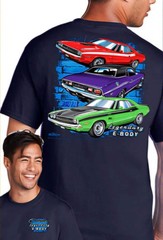 Legendary E body Challenger Dodge Men’s T Shirt Johny Rockstar Brand