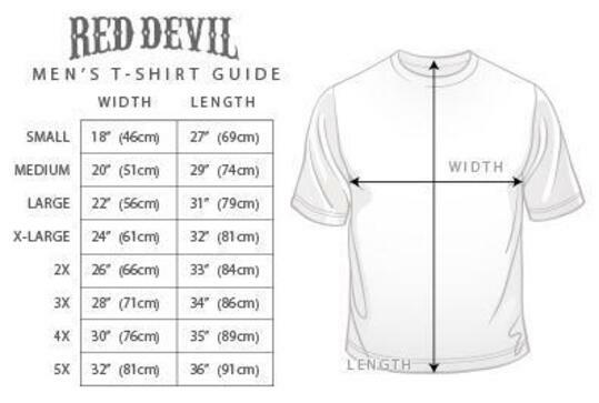 NEW Red Devil Clothing ANY SIN GOES WHITE Tee Shirt SMALL-5XLARGE #MPT-126-WHI gallery