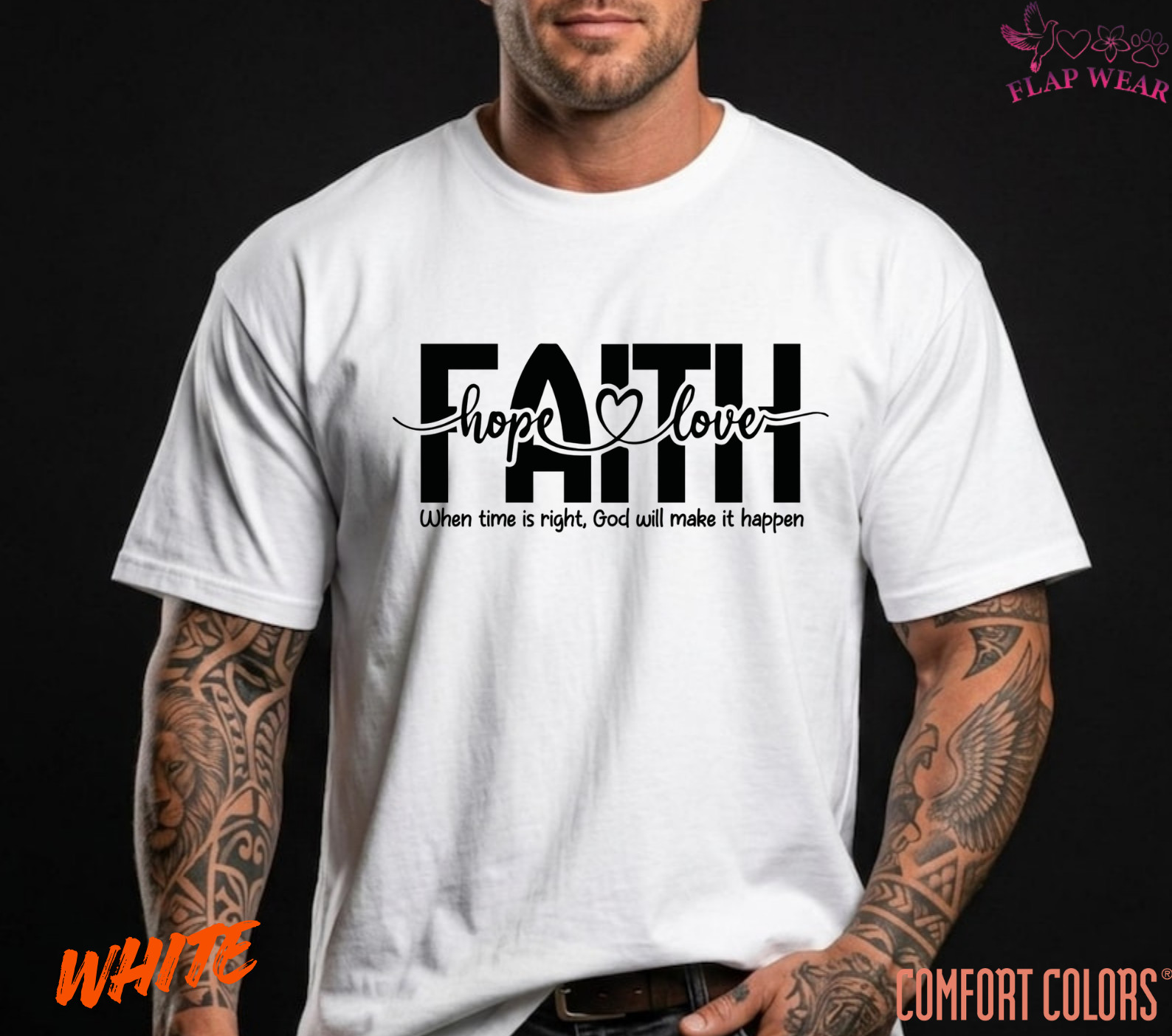 Unisex Faith Hope Love T-Shirt, Men T shirt,Women T shirt Gift ReligionTop gallery