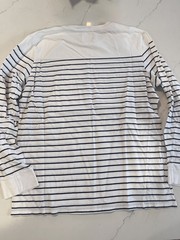 Saturdays NYC – LS Striped Tee Men’s XL – White & Black Thing Striped Shirt