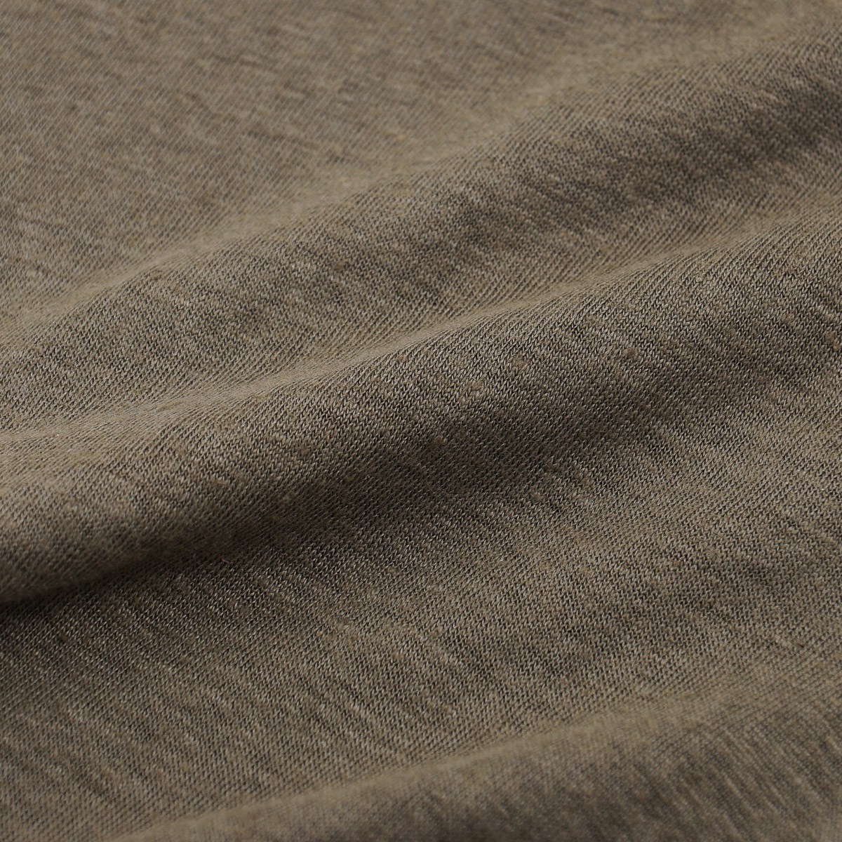 Fedeli Olive Green Lightweight Stretch Linen T-Shirt S (Eu 48) NWT Tee gallery