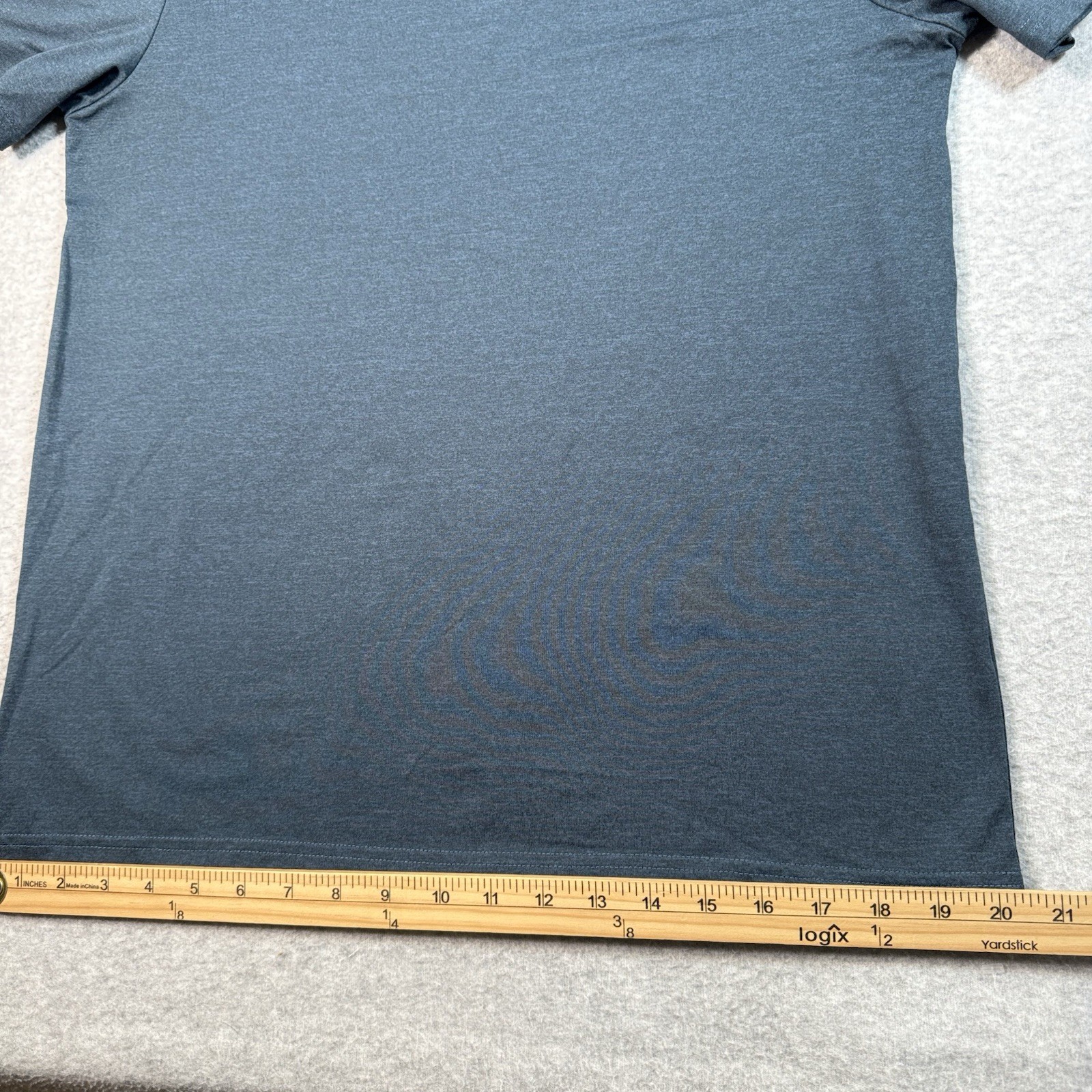 Quince Mens SS T Shirt Polyester Spandex Sz M Preppy Athleisure Eco Conscio gallery