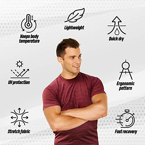 Men’s Dry-Fit Active Athletic Crew Neck T Shirts Running Workout gallery