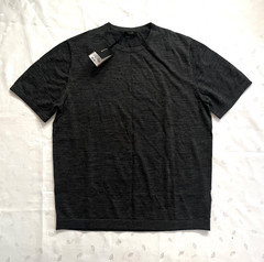 NWT $99 Massimo Dutti Wool lyocell blend Tee Shirt in Dark Gray Men’s Size M