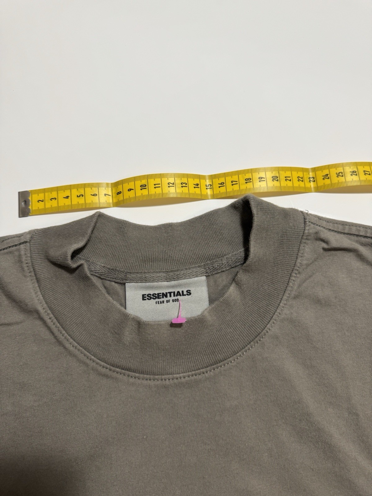 NWT AUTH FOG Fear Of God Essentials Taupe Long Sleeve T-Shirt Men L Unisex gallery