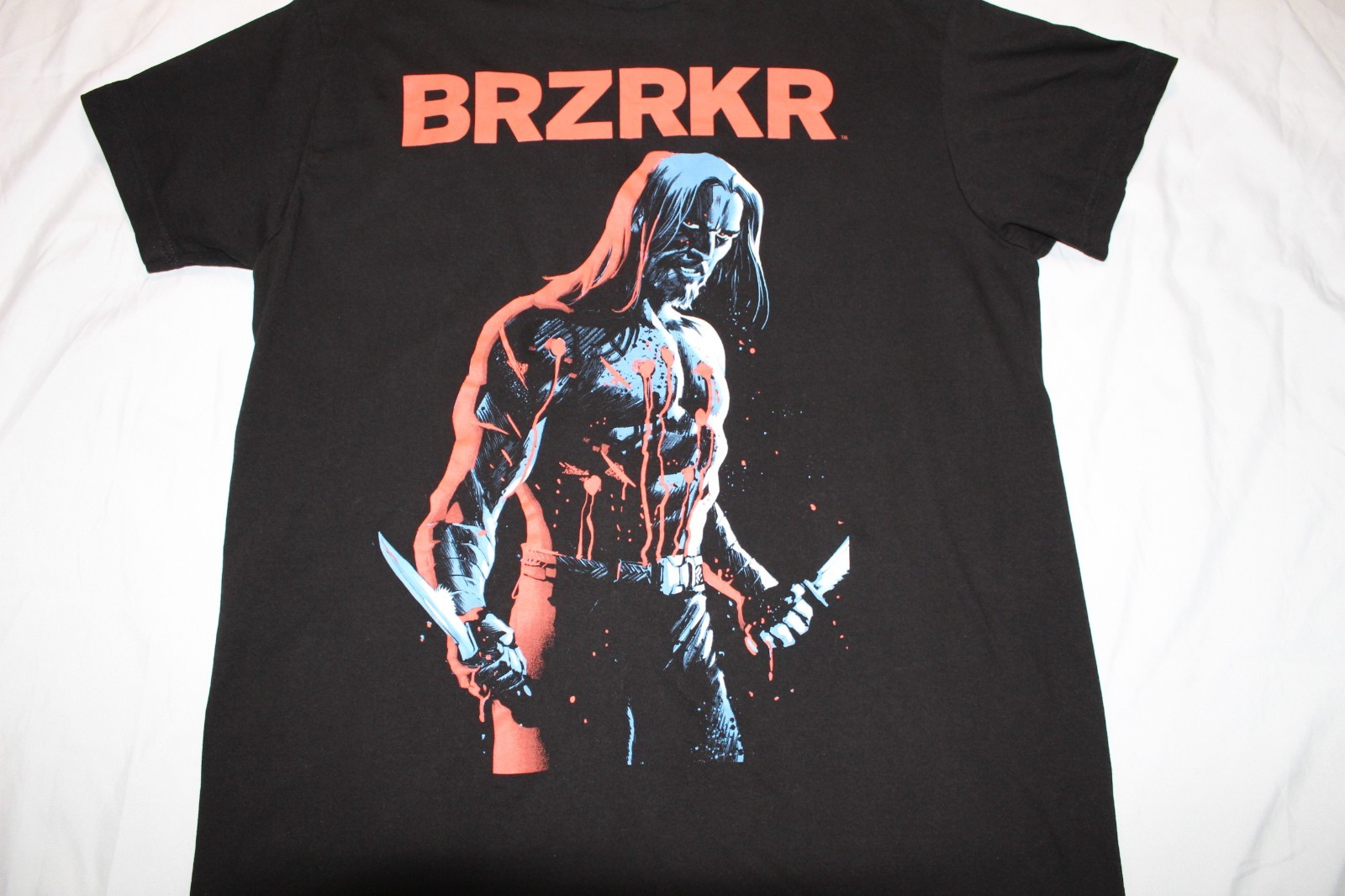 BRZRKR Sword T Shirt Keanu Reeves BOOM! Comic Black And Red Men’s. Size large. gallery
