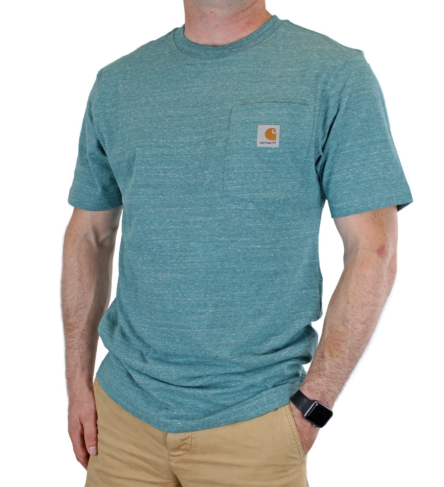 Carhartt Men's T-Shirt, Heavyweight Loose Fit Short Sleeve Crew Neck Pocket Tee gallery