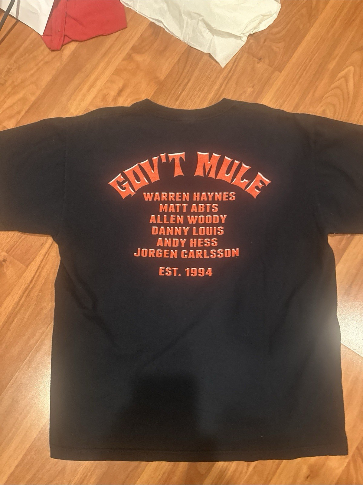 Gov’t Mule 20th Anniversary Tour Shirt - "20 Years and Kicking" - Fits Large gallery