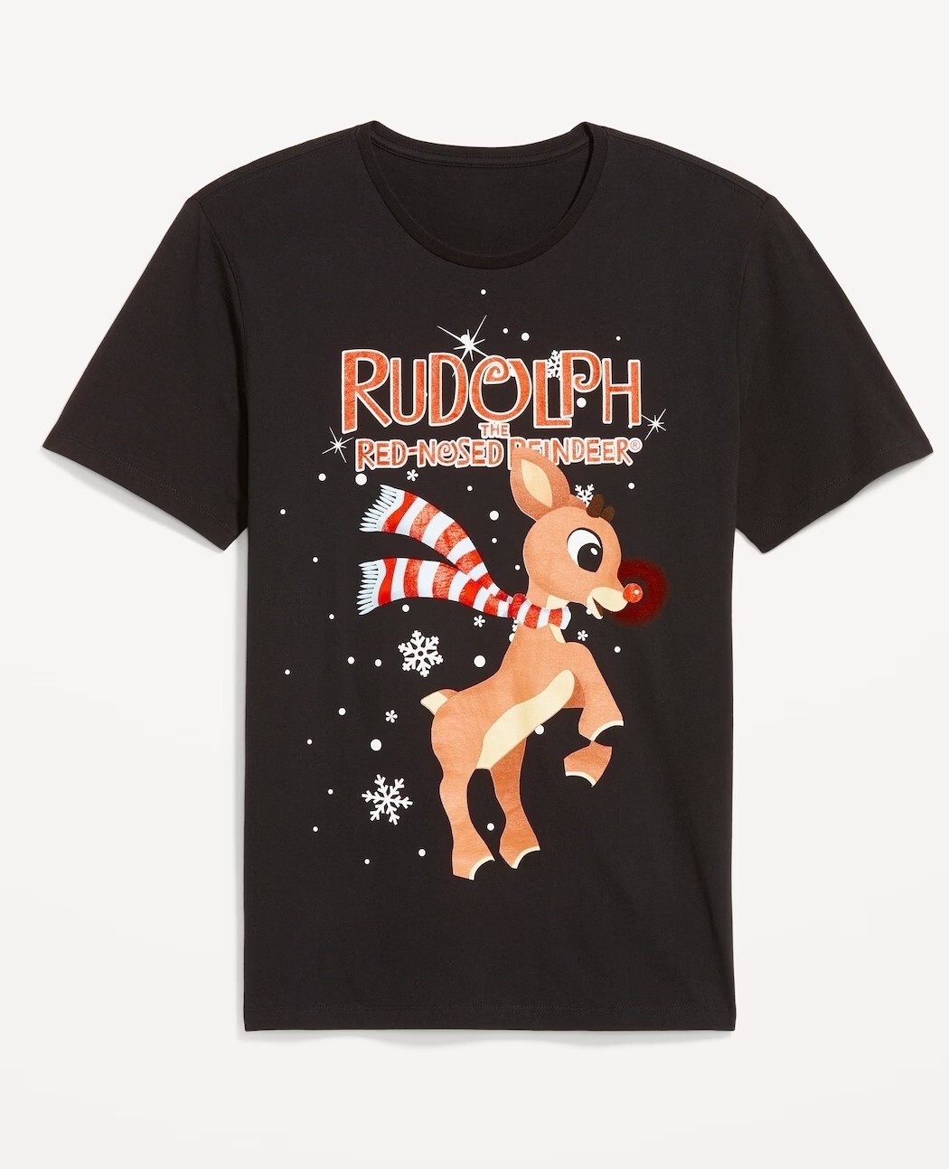 New Rudolph The Red-Nosed Reindeer Mens XL Christmas Spirit Tee gallery