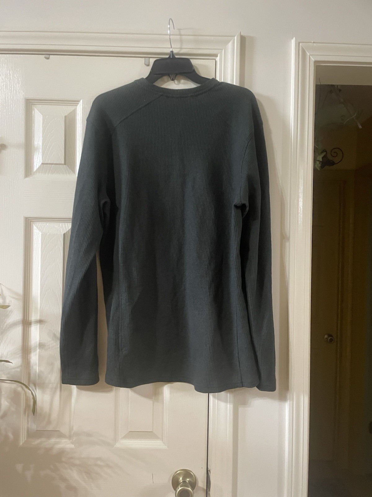 Kuhl Enticer Henley Men's XL Green Long Sleeve Stretch Outdoor Ribbed Shirt 7386 gallery