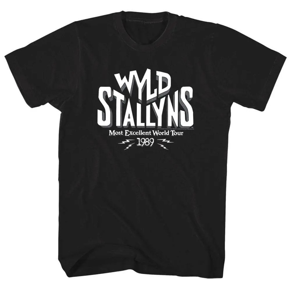 Bill & Ted Wyld Stallyns Most Excellent World Tour 1989 Men's T Shirt gallery