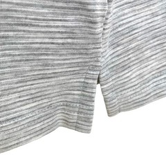 Apt. 9 Premier Flex Microstripe Long Sleeve Henley Top XLT Gray Men’s T-Shirt
