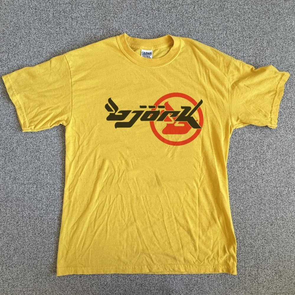 Bjork logo Basic style Daisy Short sleeve T shirt Remake tee Unisex NH16325