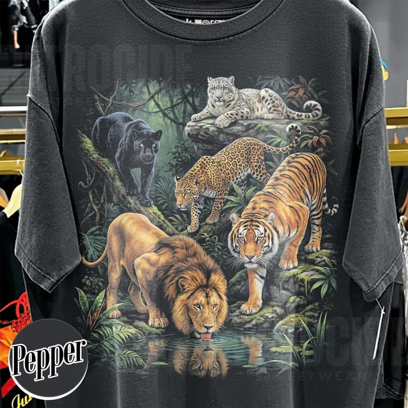 Vintage Amazonas Rainforest Animal Comfort Tee Shirt Soft Nature Wildlife Gift gallery