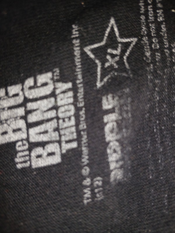 Big Bang Theory - Sheldon Cooper Bazinga! Blue Glow Size XL gallery